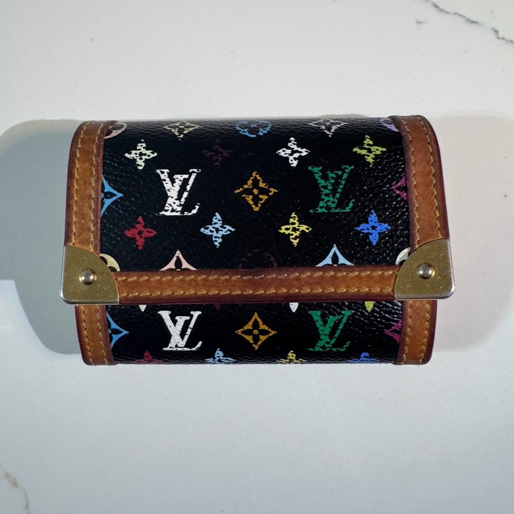 Authentic Louis Vuitton Murakami coin/card holder